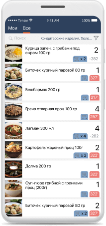 Online status of food readiness